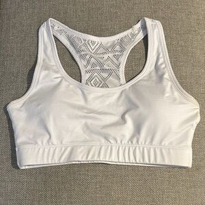 Zyia White Bomber Bra